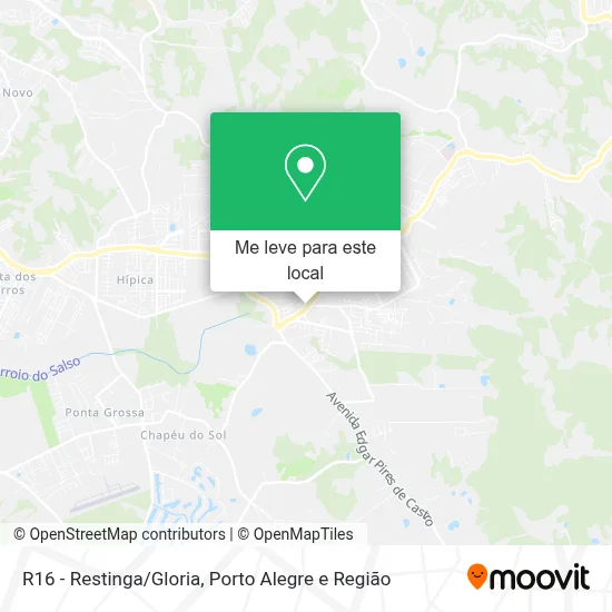 R16 - Restinga/Gloria mapa