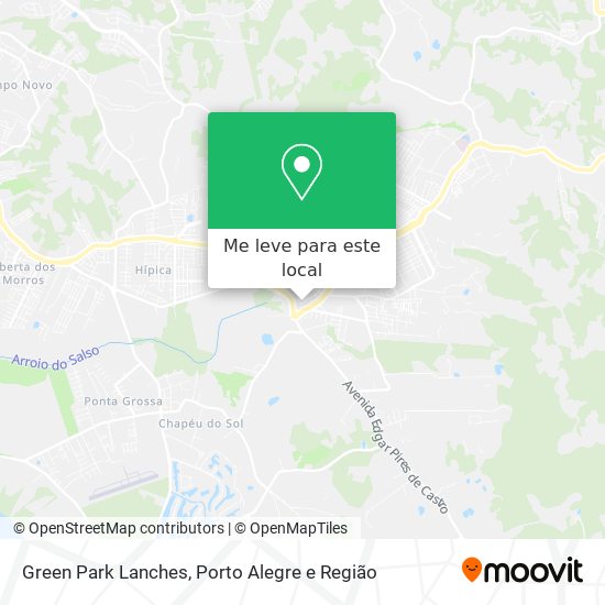 Green Park Lanches mapa