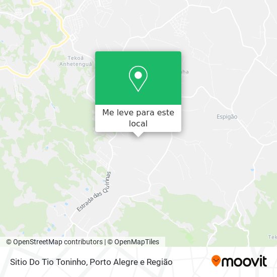 Sitio Do Tio Toninho mapa