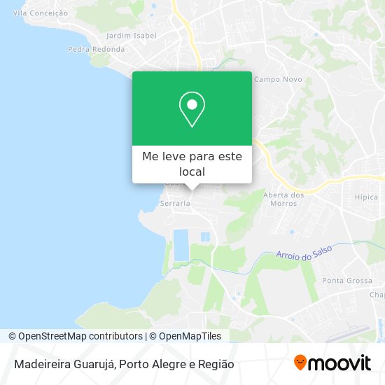 Madeireira Guarujá mapa