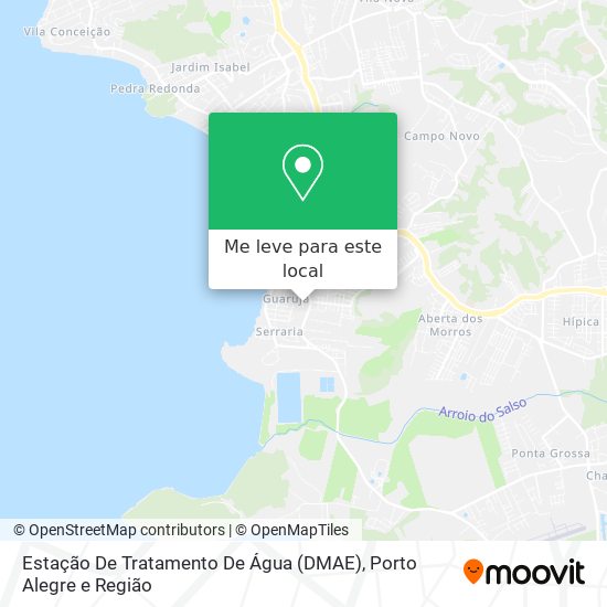 Estação De Tratamento De Água (DMAE) mapa