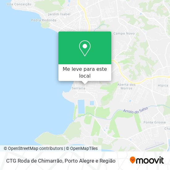CTG Roda de Chimarrão mapa