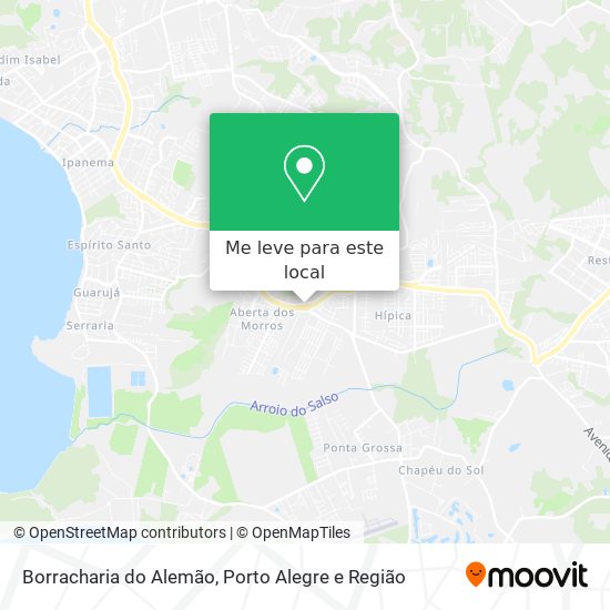 Borracharia do Alemão mapa