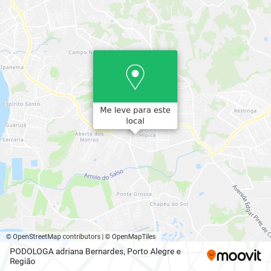 PODOLOGA adriana Bernardes mapa