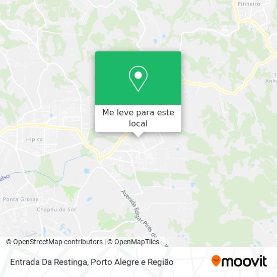 Entrada Da Restinga mapa