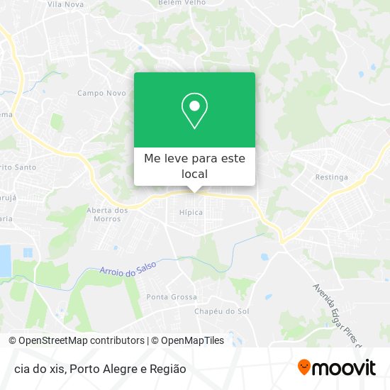cia do xis mapa