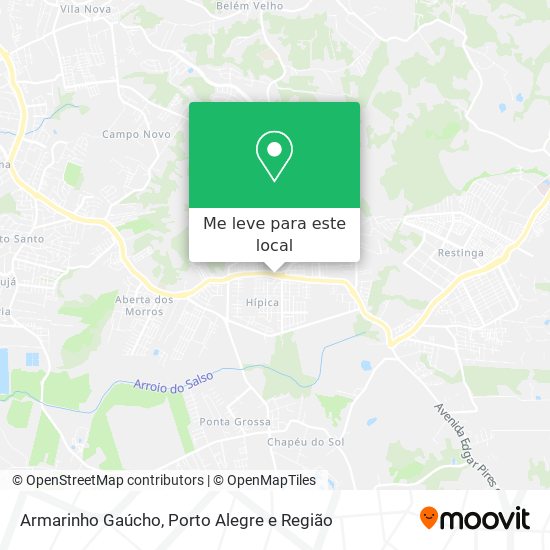 Armarinho Gaúcho mapa