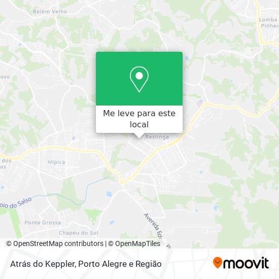 Atrás do Keppler mapa