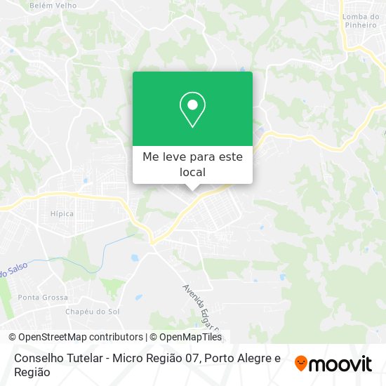 Conselho Tutelar - Micro Região 07 mapa