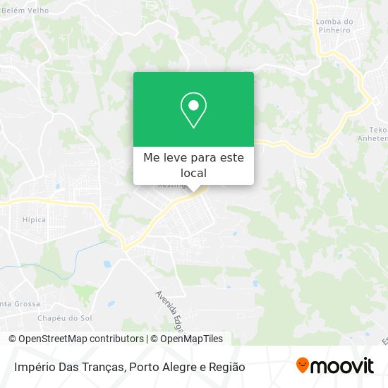 Império Das Tranças mapa