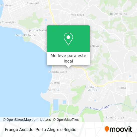 Frango Assado mapa