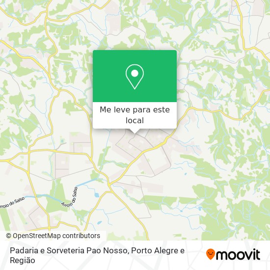 Padaria e Sorveteria Pao Nosso mapa