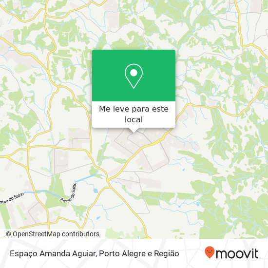 Espaço Amanda Aguiar mapa