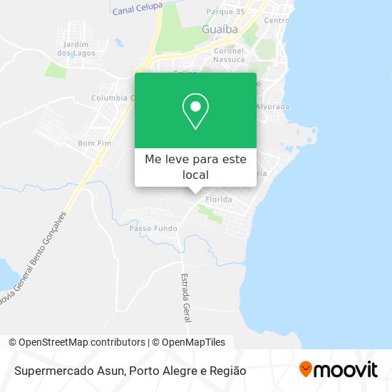 Supermercado Asun mapa