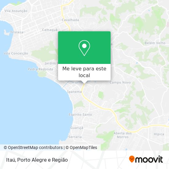 Itaú mapa