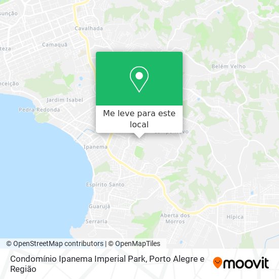 Condomínio Ipanema Imperial Park mapa