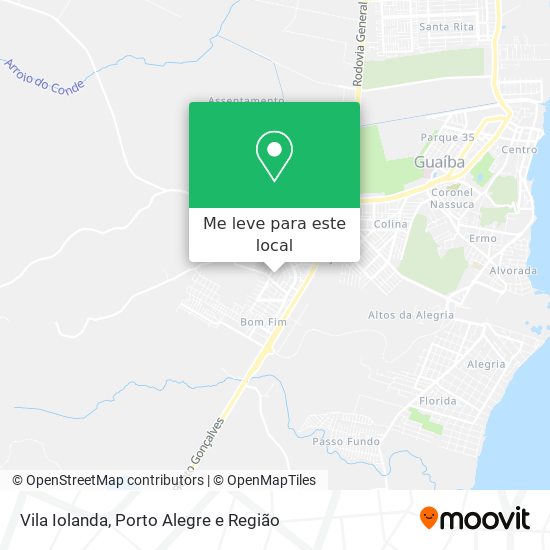 Vila Iolanda mapa