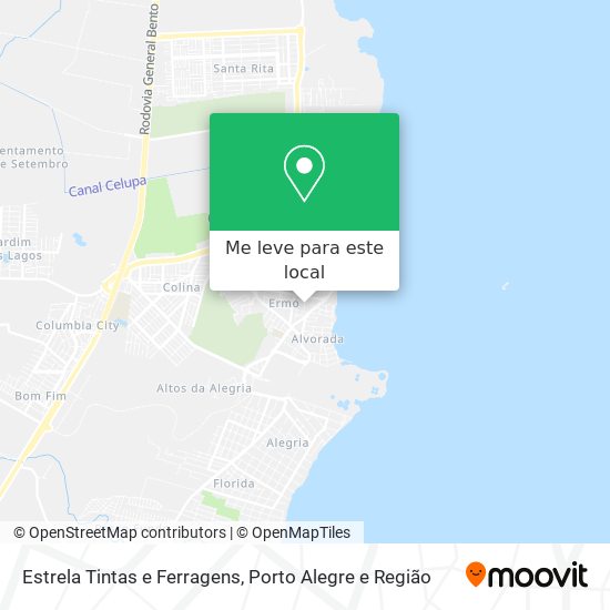 Estrela Tintas e Ferragens mapa