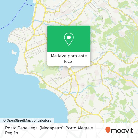 Posto Pepe Legal (Megapetro) mapa