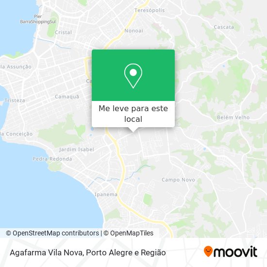 Agafarma Vila Nova mapa