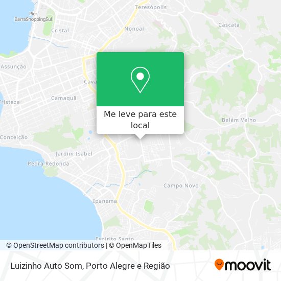 Luizinho Auto Som mapa