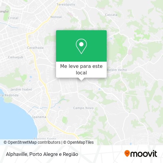 Alphaville mapa