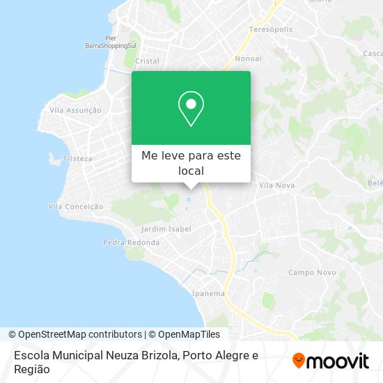 Escola Municipal Neuza Brizola mapa