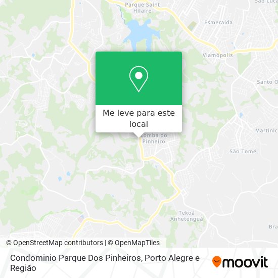 Condominio Parque Dos Pinheiros mapa