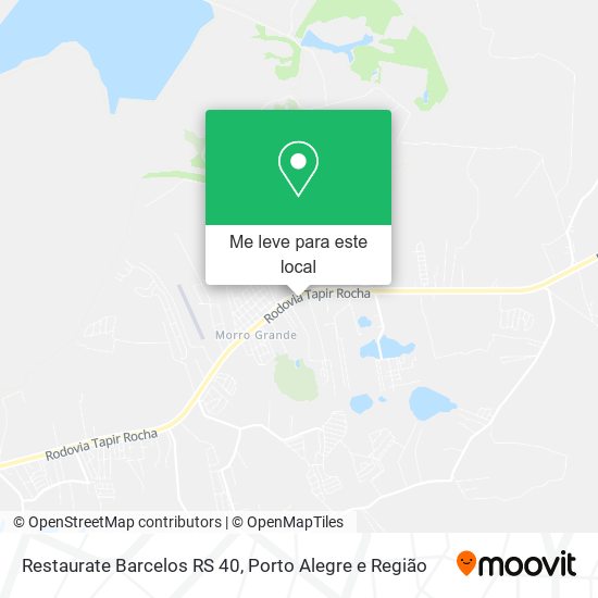 Restaurate Barcelos RS 40 mapa