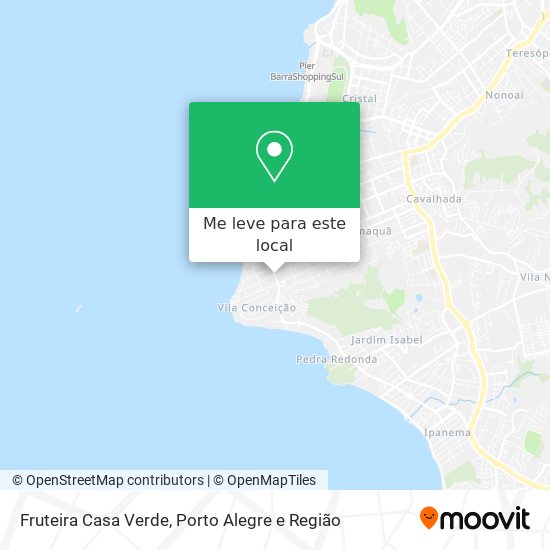 Fruteira Casa Verde mapa