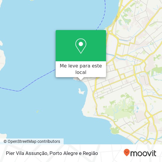 Pier Vila Assunção mapa