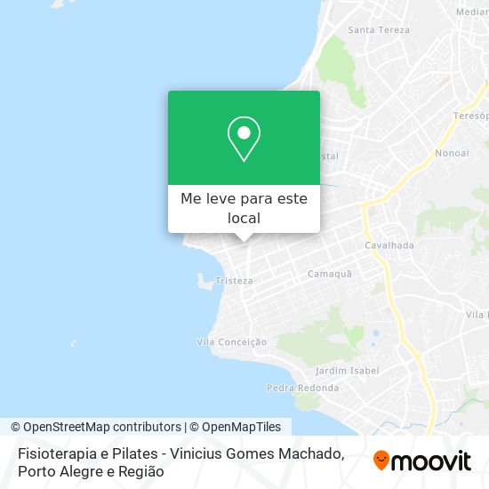 Fisioterapia e Pilates - Vinicius Gomes Machado mapa