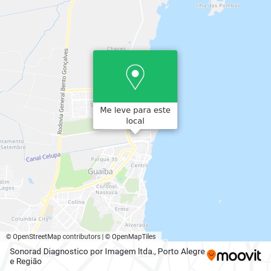 Sonorad Diagnostico por Imagem ltda. mapa