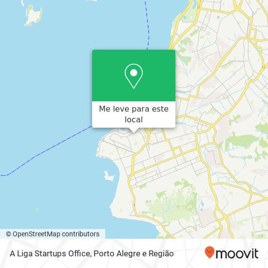 A Liga Startups Office mapa