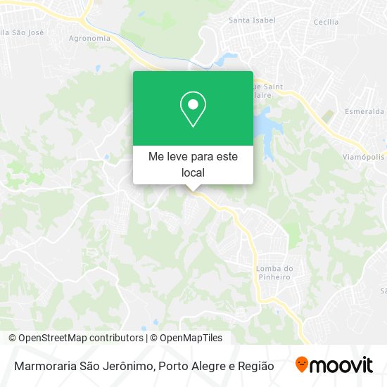Marmoraria São Jerônimo mapa