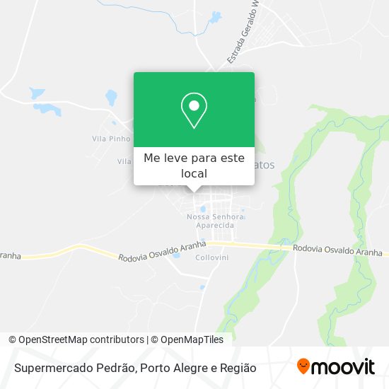 Supermercado Pedrão mapa
