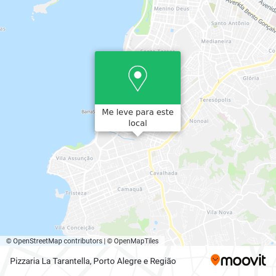 Pizzaria La Tarantella mapa