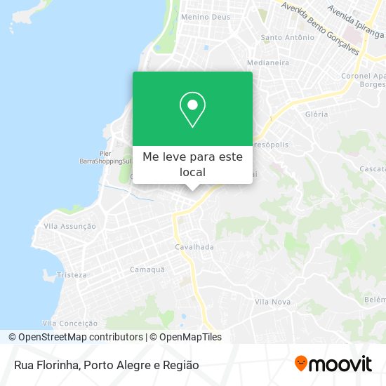 Rua Florinha mapa