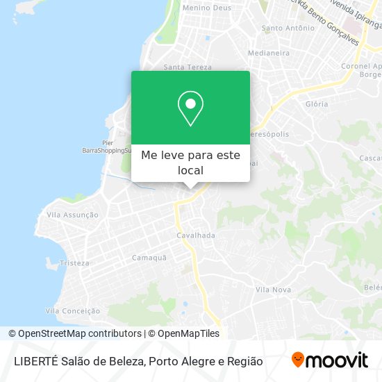LIBERTÉ Salão de Beleza mapa