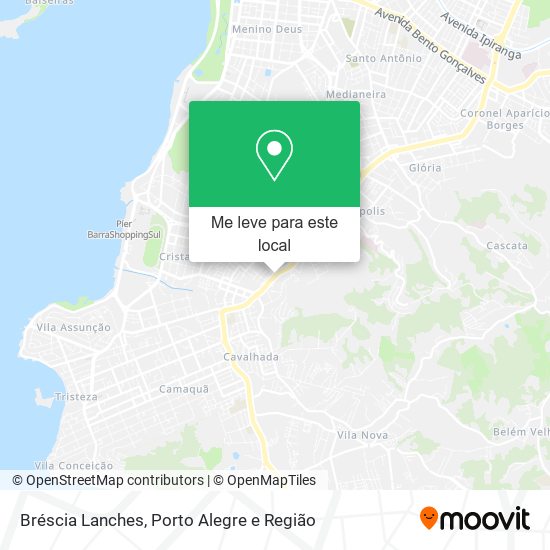 Bréscia Lanches mapa