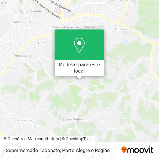 Supermercado Fabonato mapa