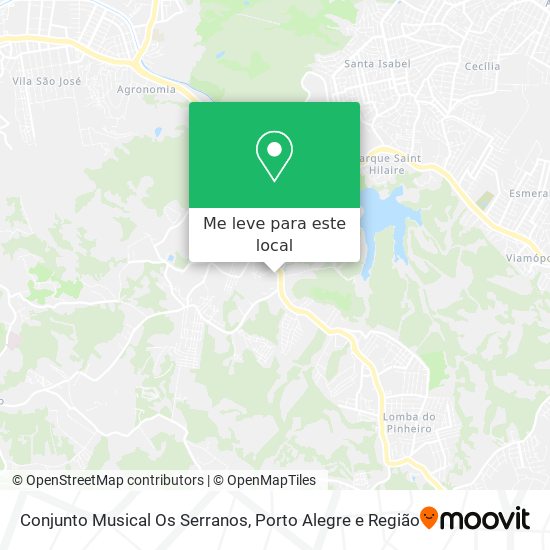 Conjunto Musical Os Serranos mapa