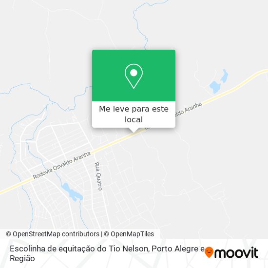 Escolinha de equitação do Tio Nelson mapa