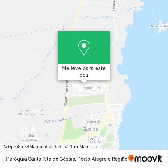 Paróquia Santa Rita de Cássia mapa