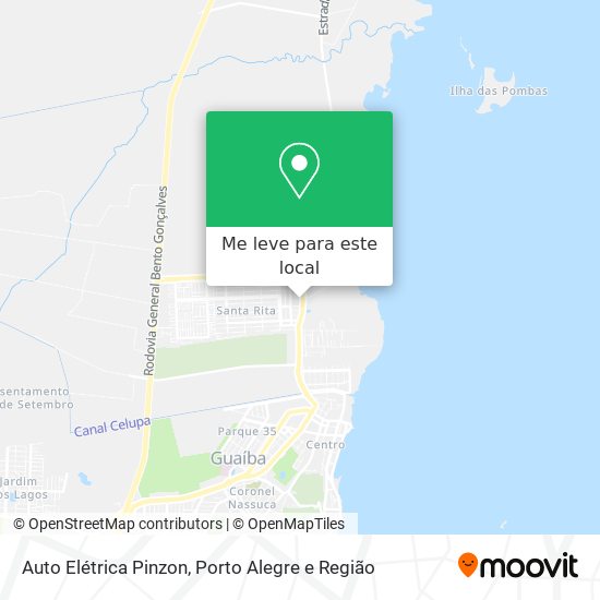 Auto Elétrica Pinzon mapa