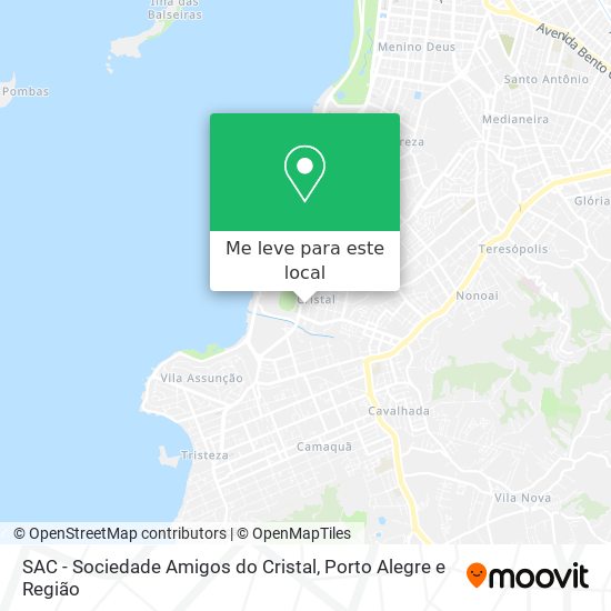 SAC - Sociedade Amigos do Cristal mapa
