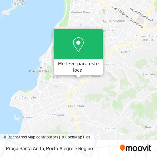 Praça Santa Anita mapa