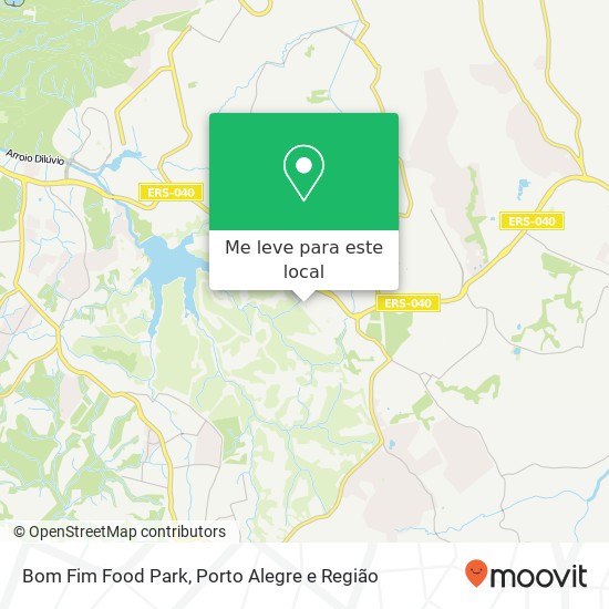 Bom Fim Food Park mapa