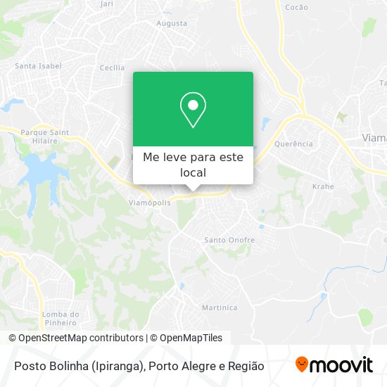 Posto Bolinha (Ipiranga) mapa