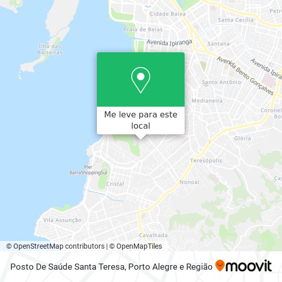 Posto De Saúde Santa Teresa mapa